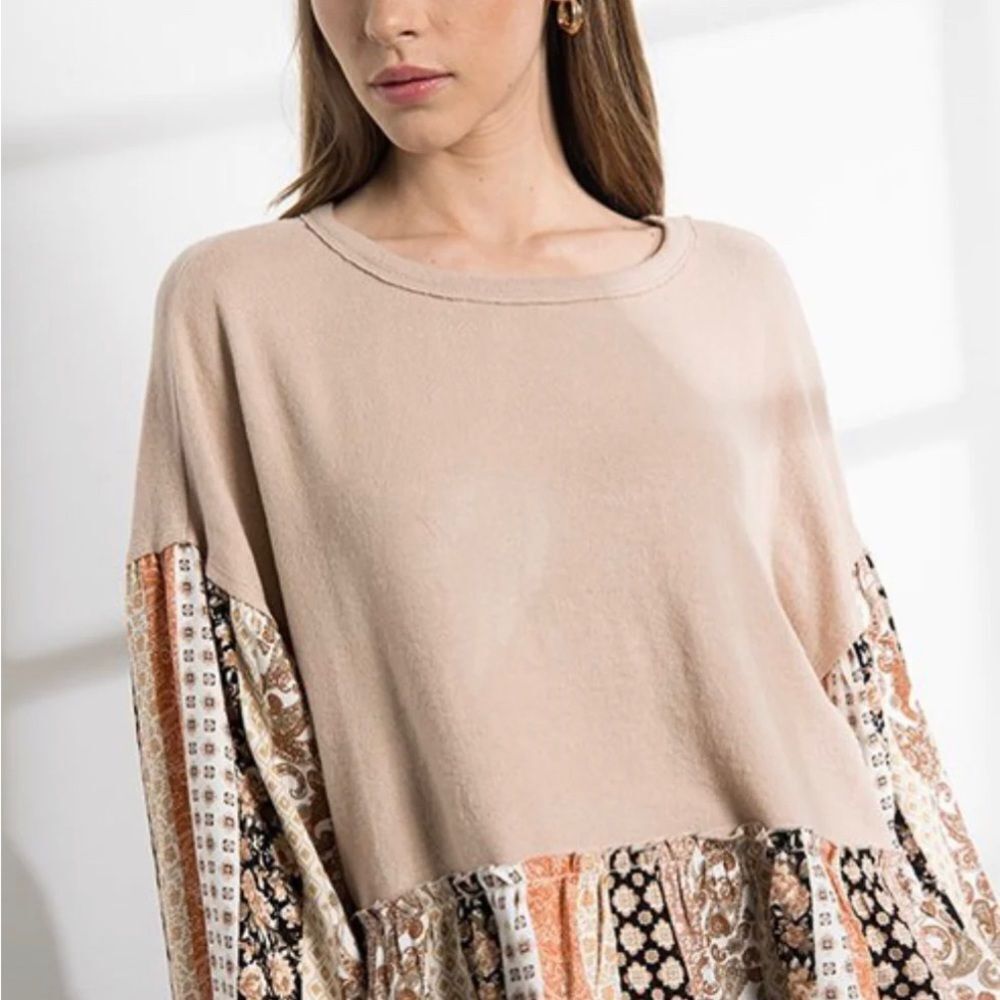 ILLA ILLA Long Sleeve Top Size S